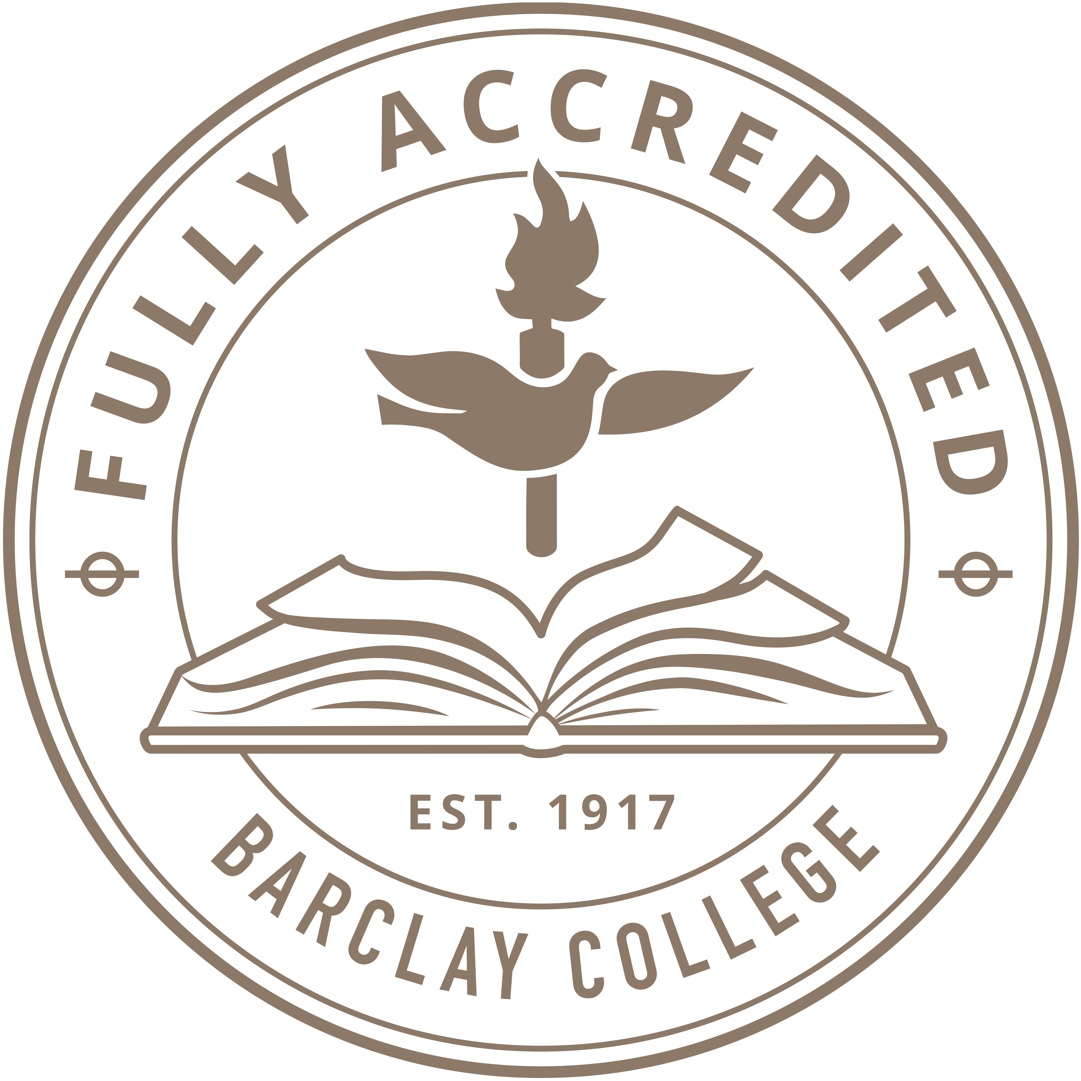 Fully Accredited Barclay College Seal