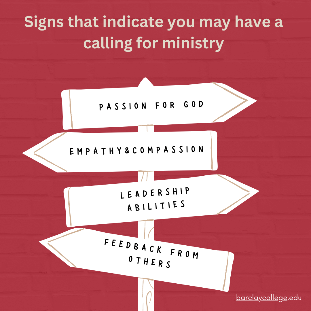 What signs indicate you may have a calling to ministry?